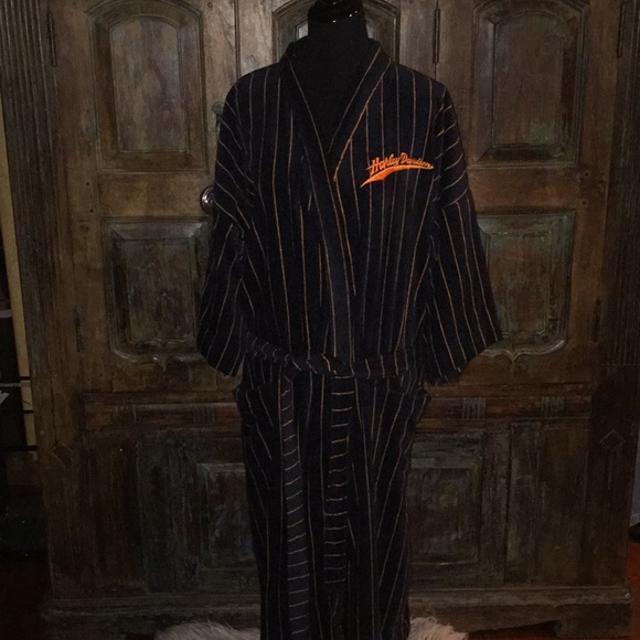 harley davidson mens bath robe